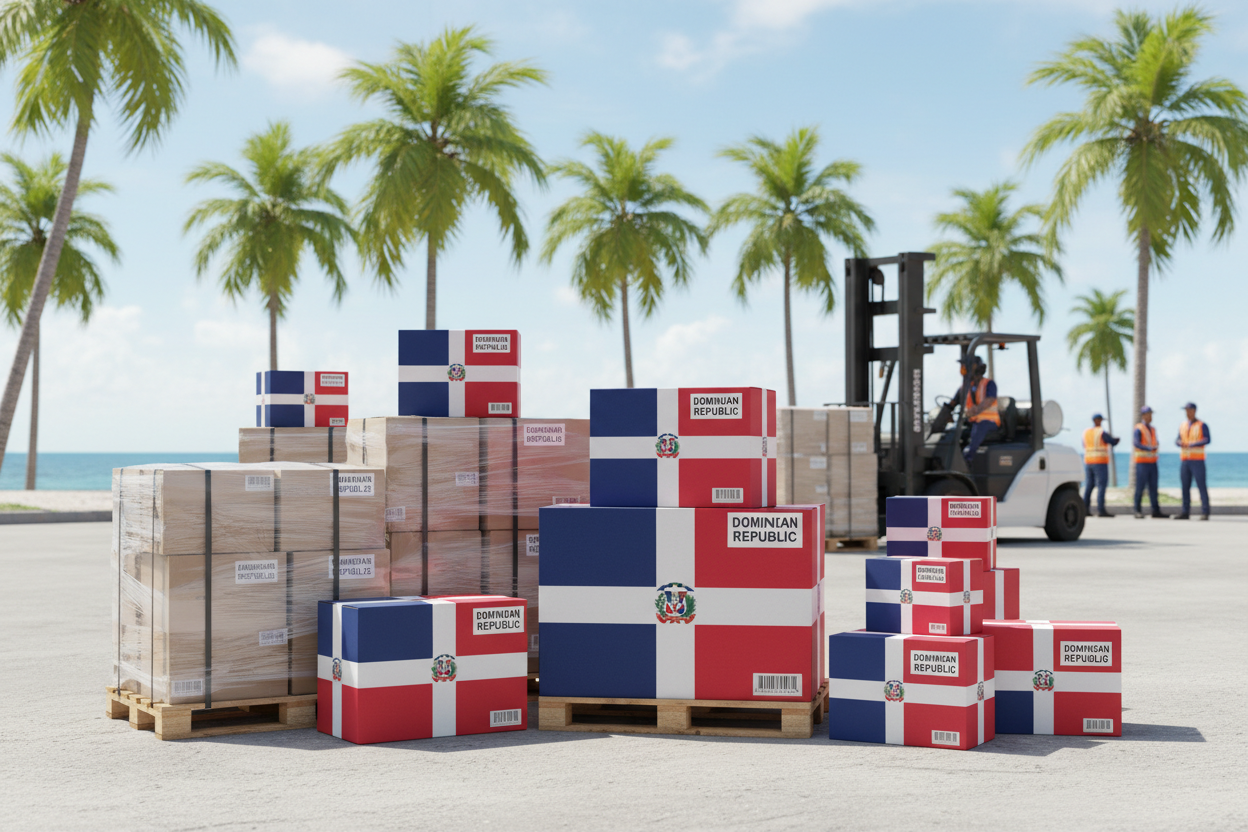 shipping boxes dominican republic